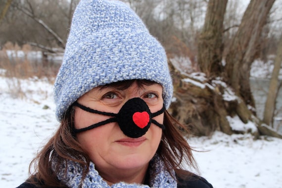 Sweetheart Nose Warmer Gardez votre nez confortable Idée cadeau