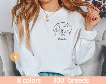 Personalizado Maremmano Abruzzese Sheepdog suéter de gola redonda personalizado moletom para cães Maremma Sheepdog presentes presente para cães mãe presente camisa para cães