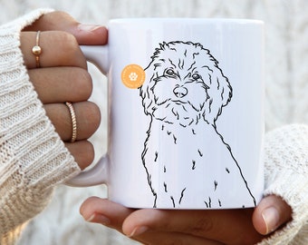 Jackapoo Mug cane mamma regalo per il suo cane mamma regali animale ritratto cane papà Jackapoo mamma cane proprietario cane stampa Jack-A-Poo amante barboncino regalo arredamento cane