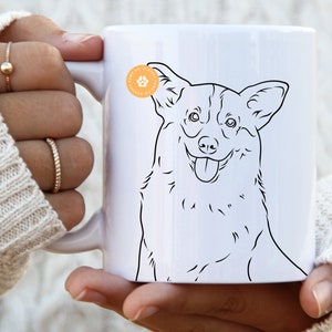 コーギーマグ 犬のお母さんへの贈り物 犬のお母さんへの贈り物 ペットの肖像画 犬のお父さん カーディガン ウェルシュコーギーの飼い主 コーヒーマグ 犬のプリント 犬好きへの贈り物 犬の装飾