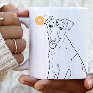 Smooth Fox Terrier gift mug dog mom gift for her dog mum gifts pet portrait dog dad Smooth Fox Terrier mom dog owner dog lover gift décor