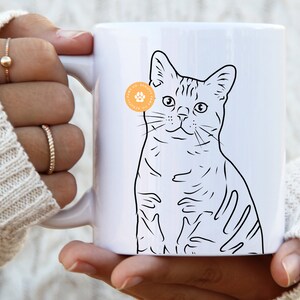 American Shorthair mom mug cat mom gift for her cat mum gifts pet portrait American Shorthair cat owner cat lover gift custom gift for mom
