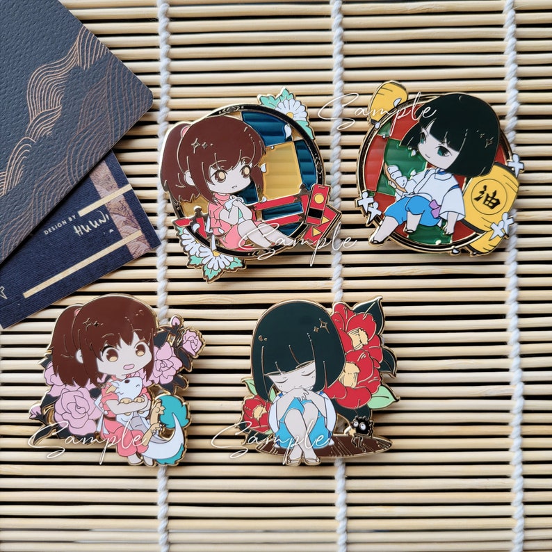 Dragon and Girl Anime Hard Enamel Pins Washi Tape Lanyards Etsy