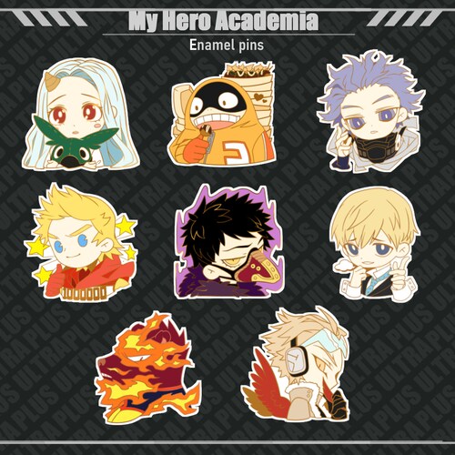 Bnha Hard Enamel Pins 2nd Series My Hero Academia Eri Etsy