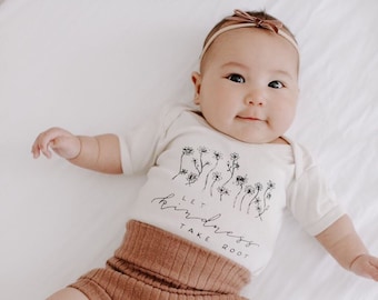 Organic "Let Kindness Take Root" Snappy Suit and Toddler Tee