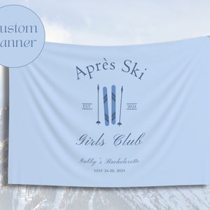 Estandarte de despedida de soltera Après Ski, Bandera de despedida de soltera, Último brindis en las pistas Estandarte de Bach, Estandarte de despedida de soltera personalizado, Tapiz de despedida de soltera