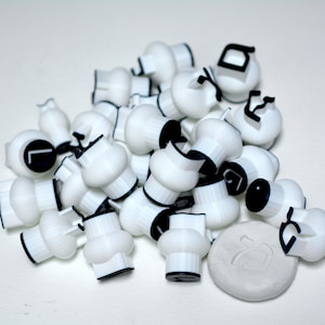Sellos hebreos: fuente FANCY GRANDE para cerámica, arcilla, artesanías, galletas, pasteles, mazapán, fondant, tinta y otras artesanías de impresión para Judaica.
