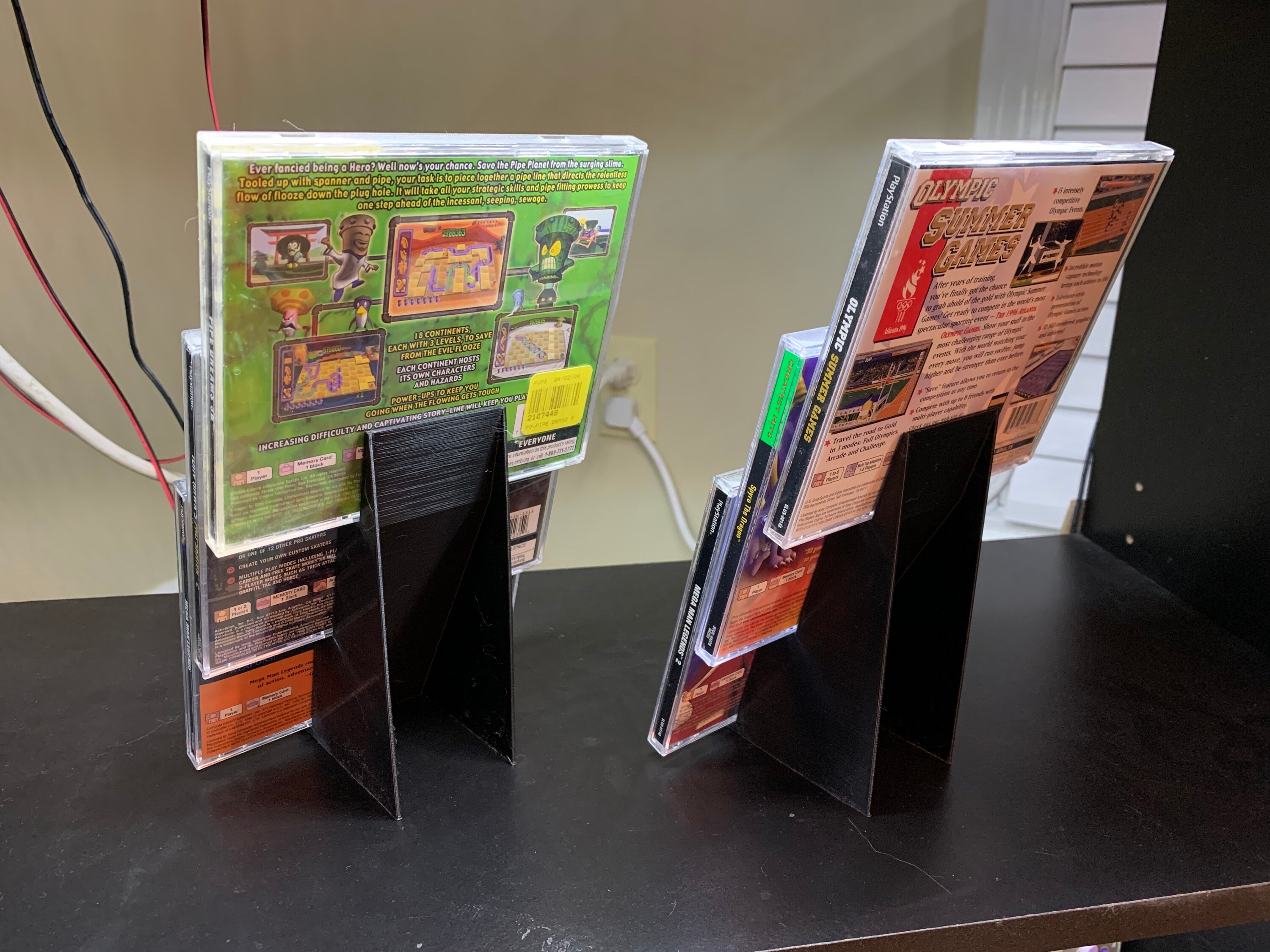 Playstation 1 Game Display Stands Etsy