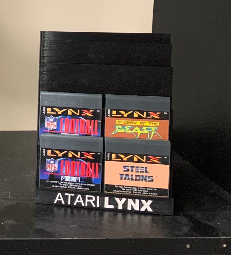 Atari Lynx Game Cartridge Display Stand Etsy