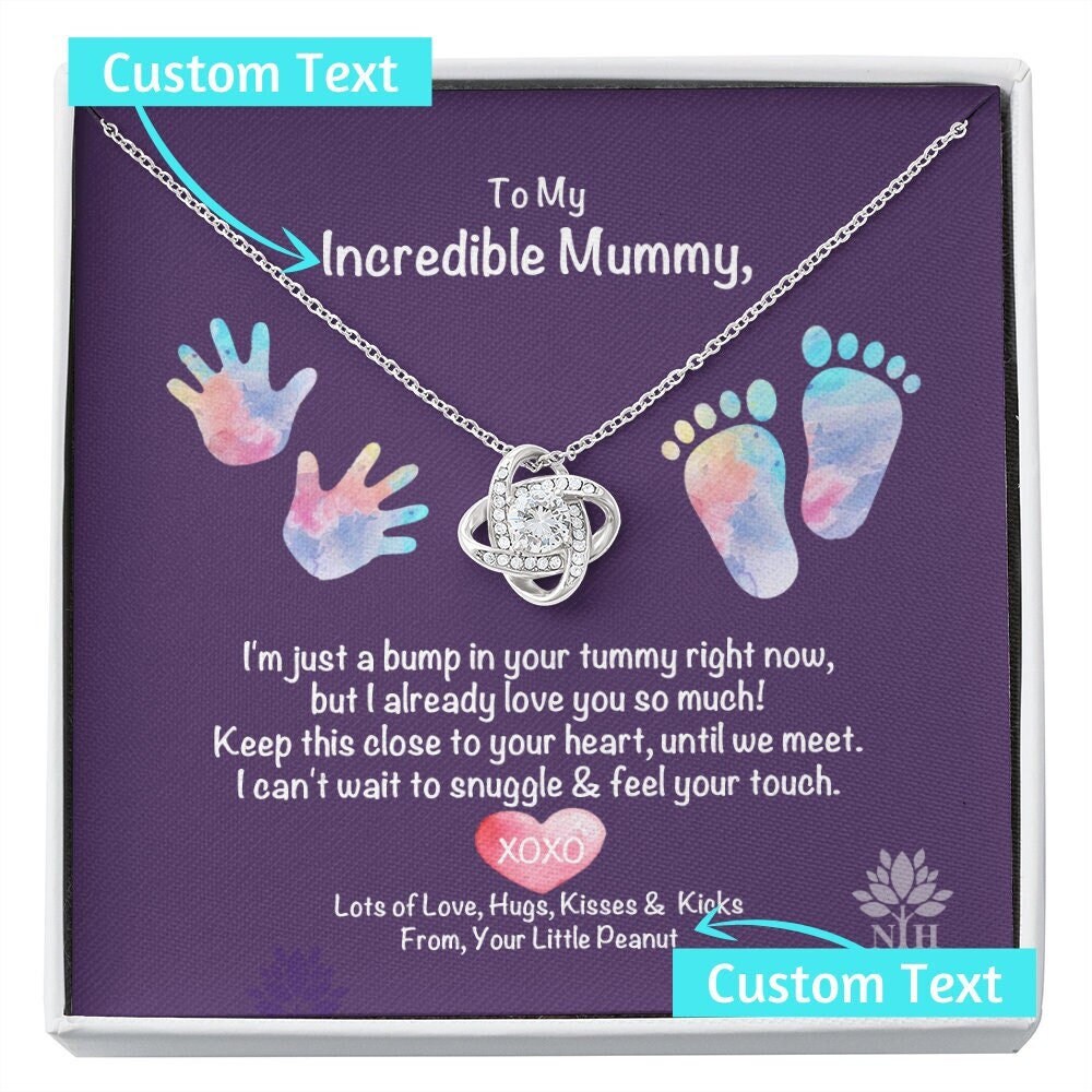 Baby Bump Necklace - Etsy 