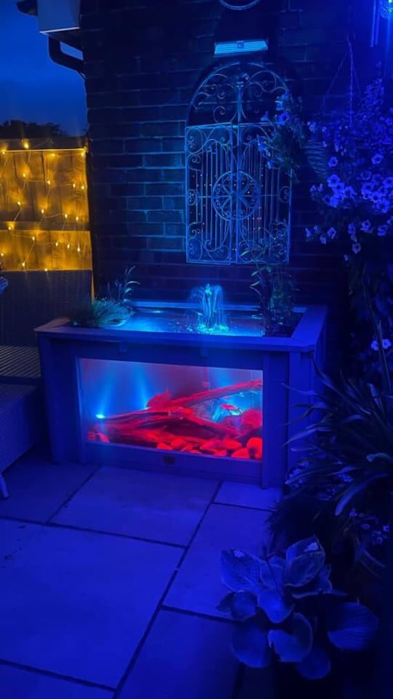 Iris Rectangle Clear View Garden Aquarium - Raised Rectangle Fish
