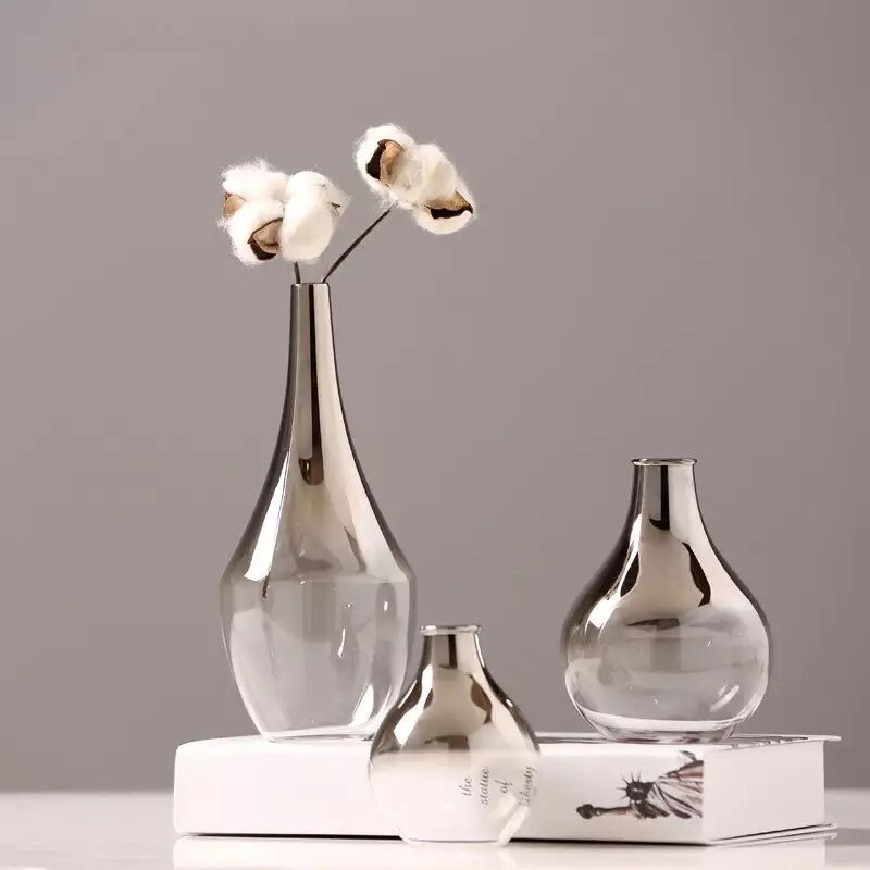 Size : S Vase Nordic Style Modern Colorful Gradient Glass Home Decoration Decorative Size : S Vase Nordic Style Modern Colorful Gradient Glass Home Decoration Decorative