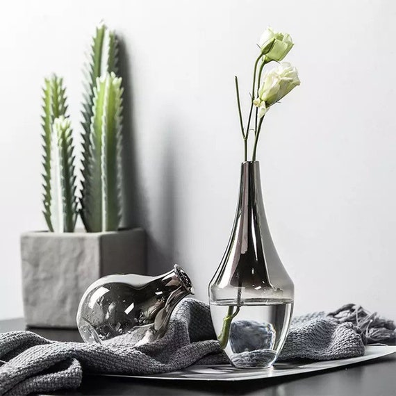 Size : S Vase Nordic Style Modern Colorful Gradient Glass Home Decoration Decorative Size : S Vase Nordic Style Modern Colorful Gradient Glass Home Decoration Decorative