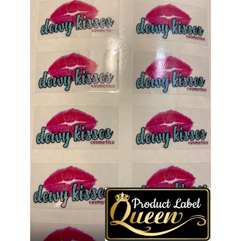 Lip Gloss Labels Etsy