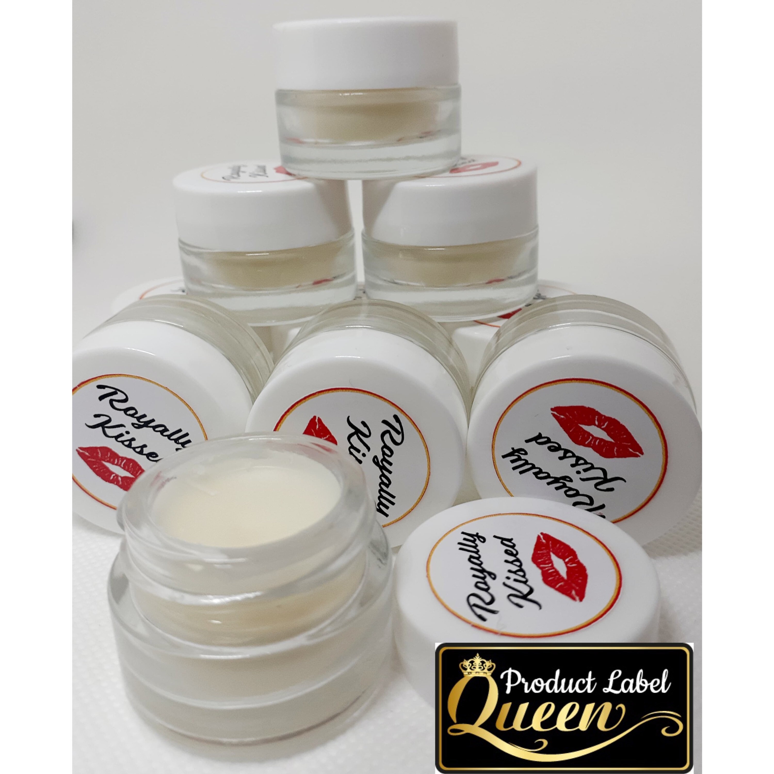 Round costmetic lip scrub lip balm labels Etsy