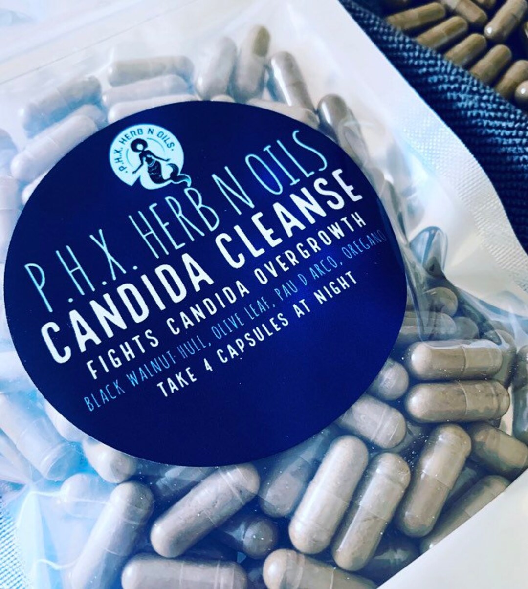 CANDIDA CLEANSE, Digestive CAPSULES, Herbal Supplement, Candida