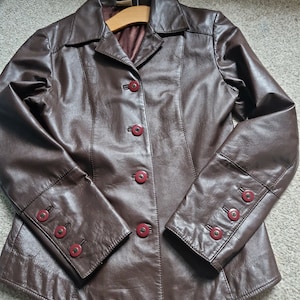 Vintage Together Lederjacke , 70er style vintage Must have Größe 10 nie getragen