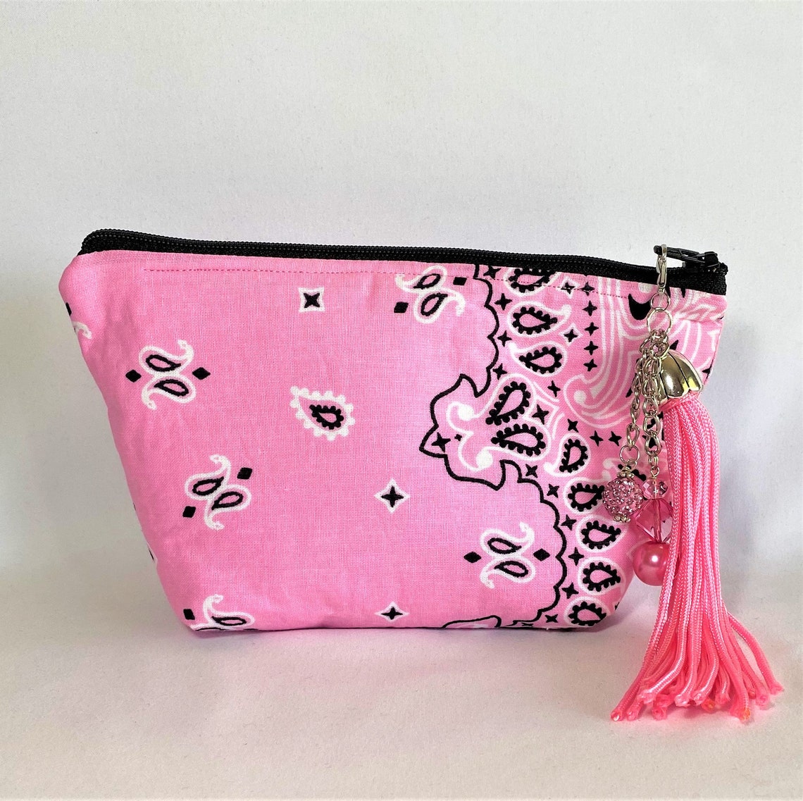 pink bandana purse
