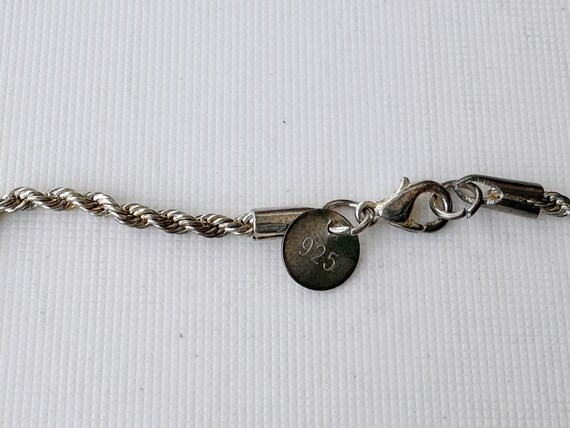 vintage 925 silver knot necklace costume jewelry … - image 3
