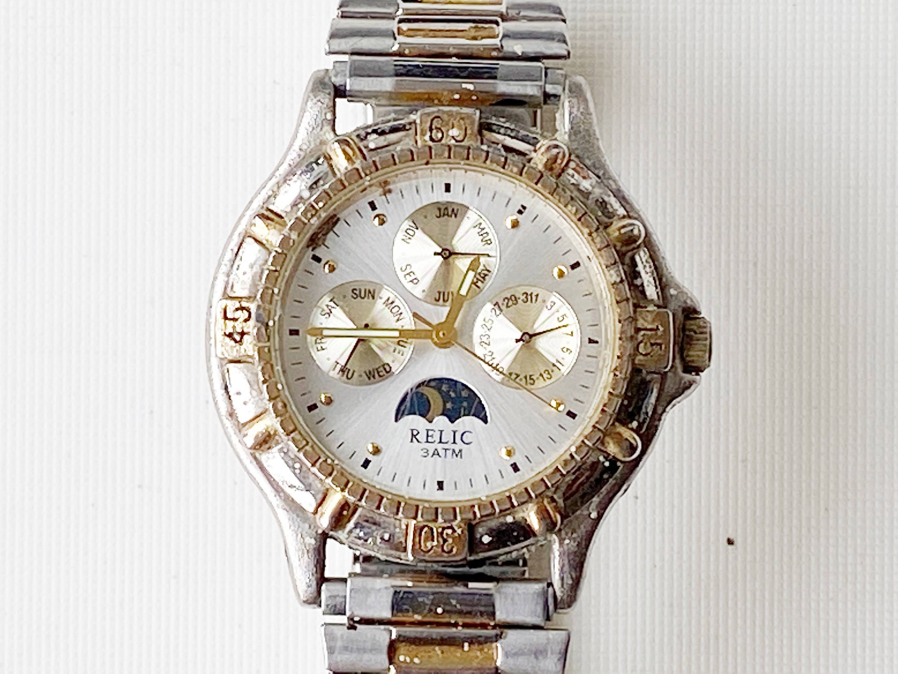 Vintage Relic 3ATM Men's Quartz Watch 
