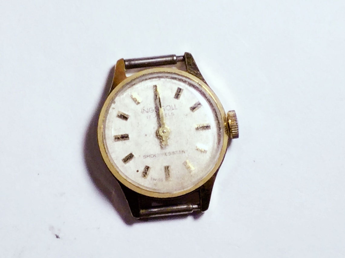 Vintage ingersoll watch 17jewels made in Switzerland does Etsy
