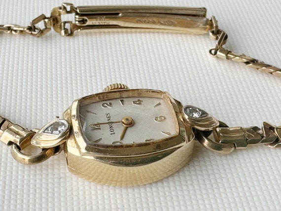 vintage longines 14K yellow gold diamond 10K yell… - image 5