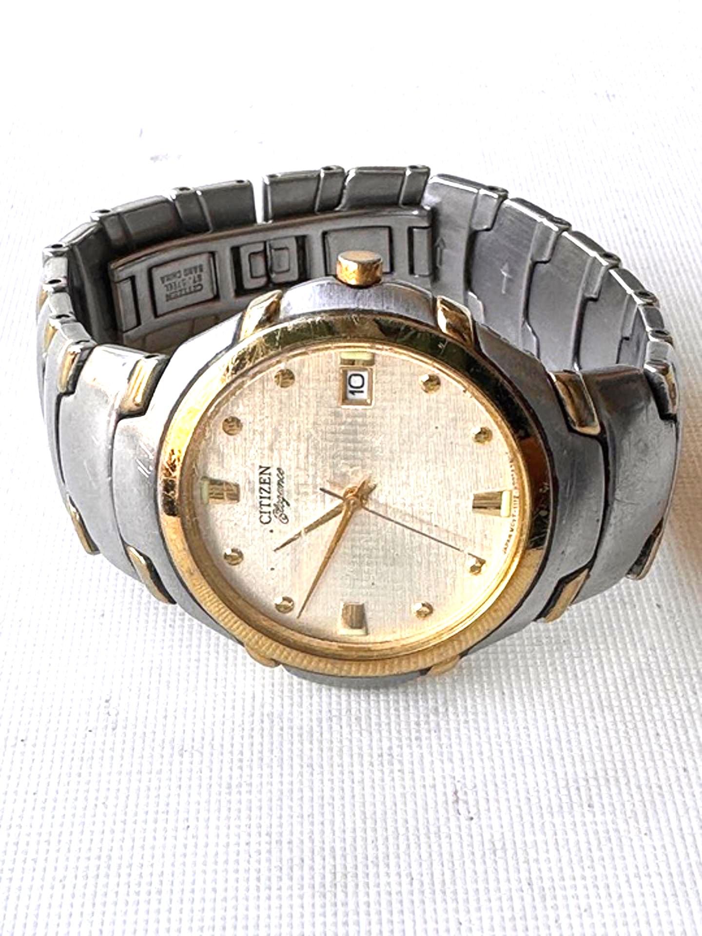 Vintage Citizen 1112-S66137 Men's Quartz Watch 35mm Case, Running
