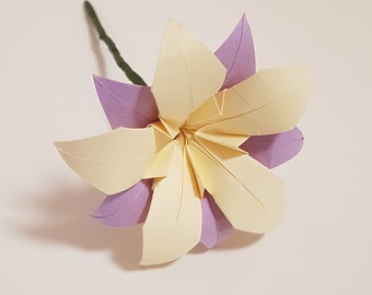 Origami Blume Rosa Lilie Stockfoto Und Mehr Bilder Von Blume