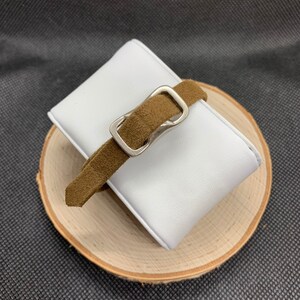 Simple Leather & Silver Wrap Classic Bracelet
