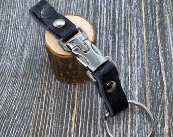 Leather & Silver Double Key Keeper