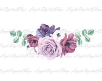 Purple Flower Svg Etsy
