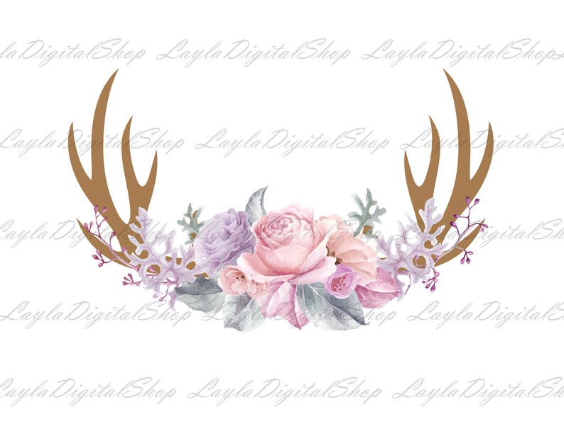 Download Floral Deer Antlers Svg Png Antlers With Flowers Svg Deer Hunting Png Clip Art Antlers Deer Cut File Floral Horn Svg Floral Skull Svg Art Collectibles Digital Aabenthus Cbs Dk