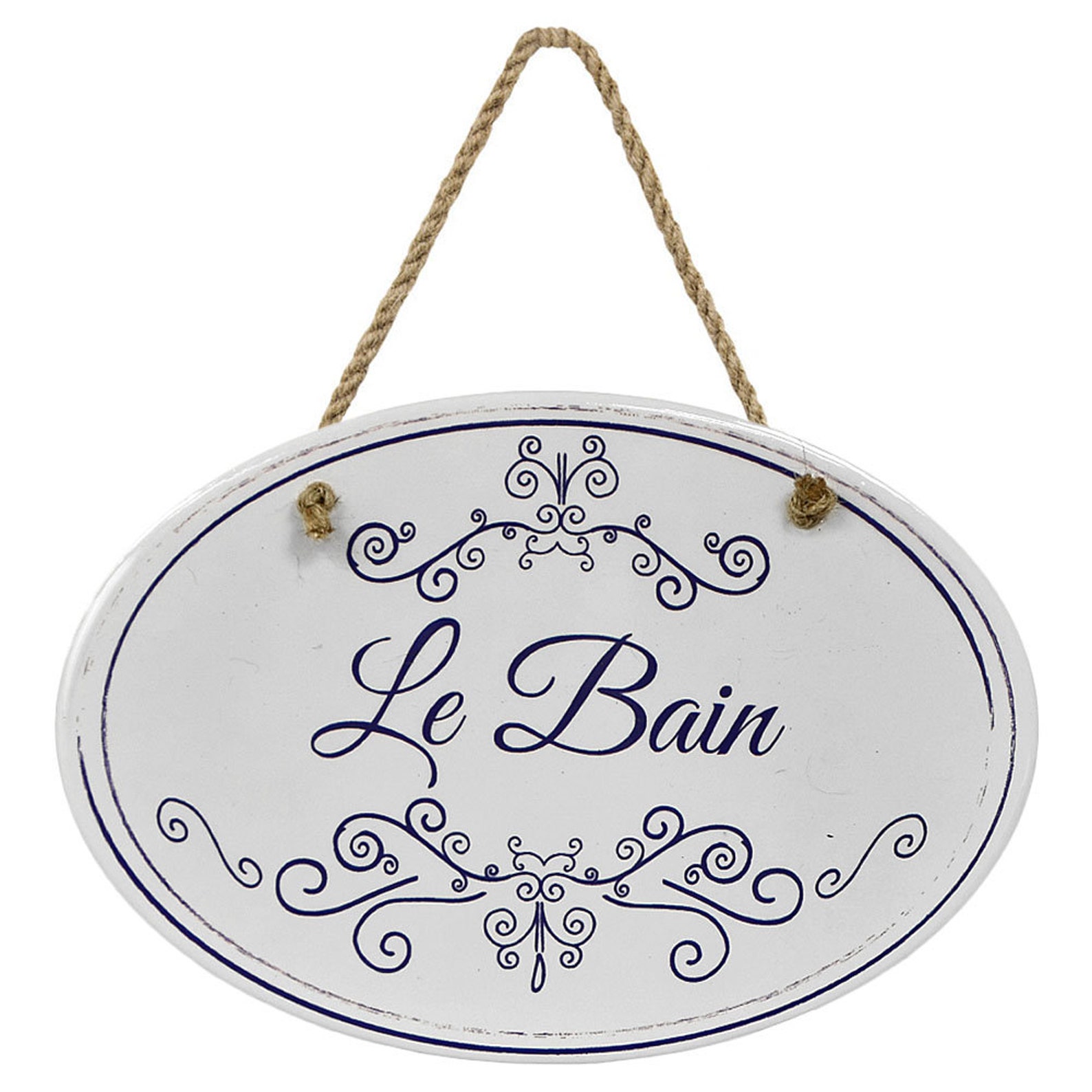 Le Bain Ceramic Bathroom Sign 4 Designs 8 3/4 X 6 - Etsy