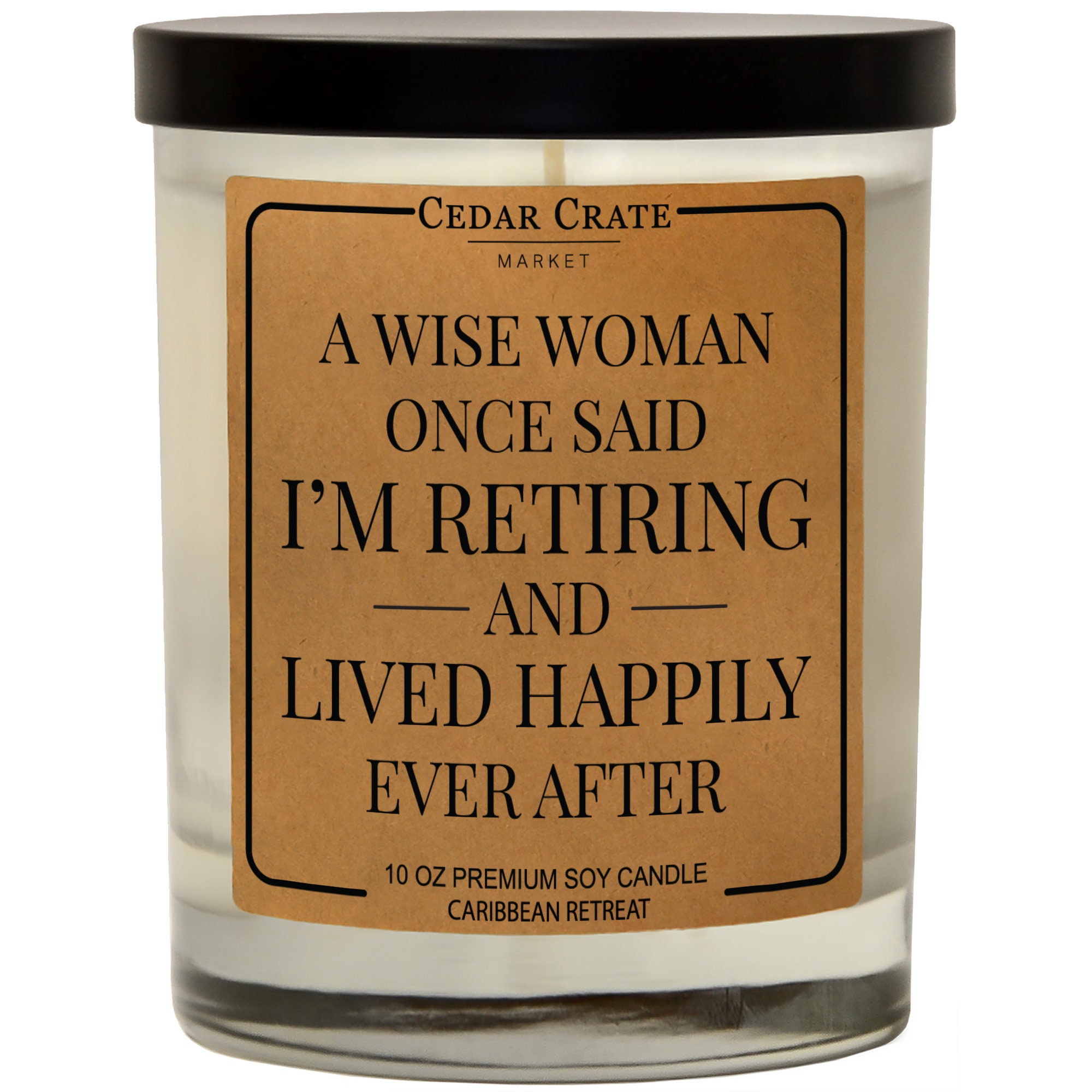 Retirement Gifts for Women - Luxury Retirement Candle - Colleague