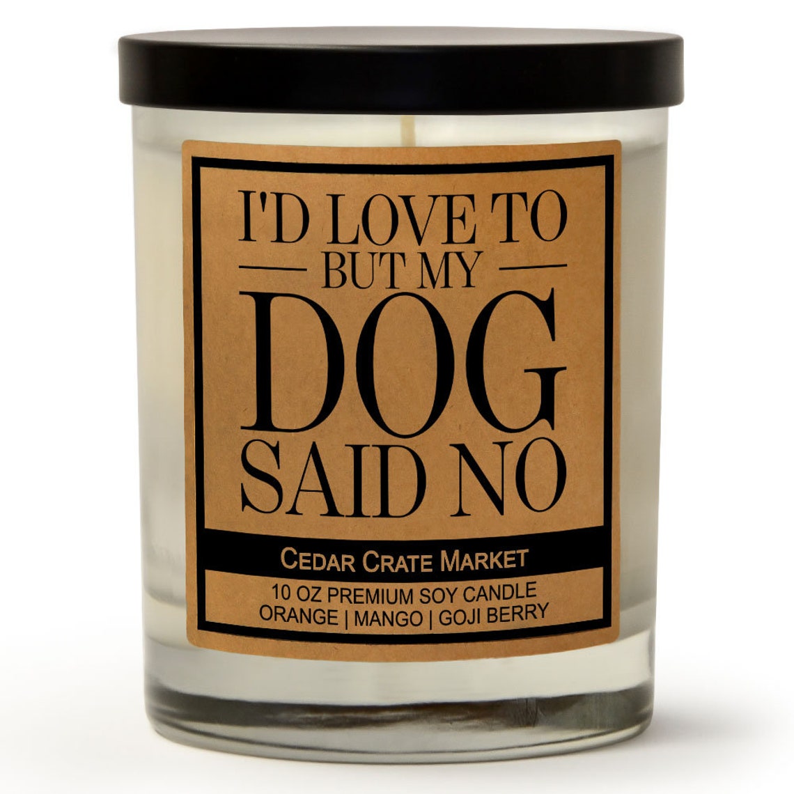 Candles for Dog Lovers Funny Candle Vegan Candles I'd Etsy