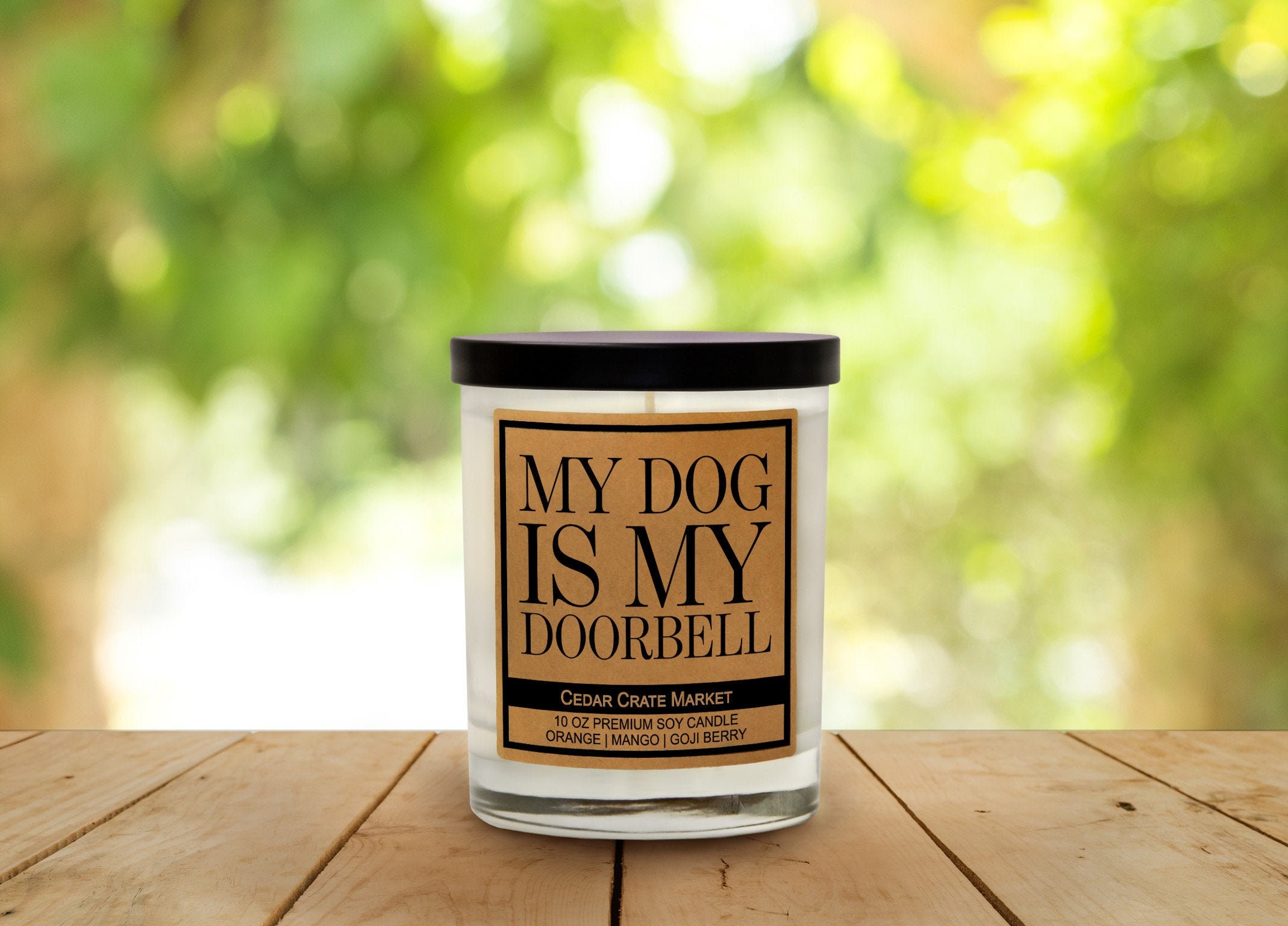Candles for Dog Lovers Funny Candle Vegan Candles My Dog Is Etsy