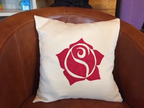 Housse de Coussin Fleuri