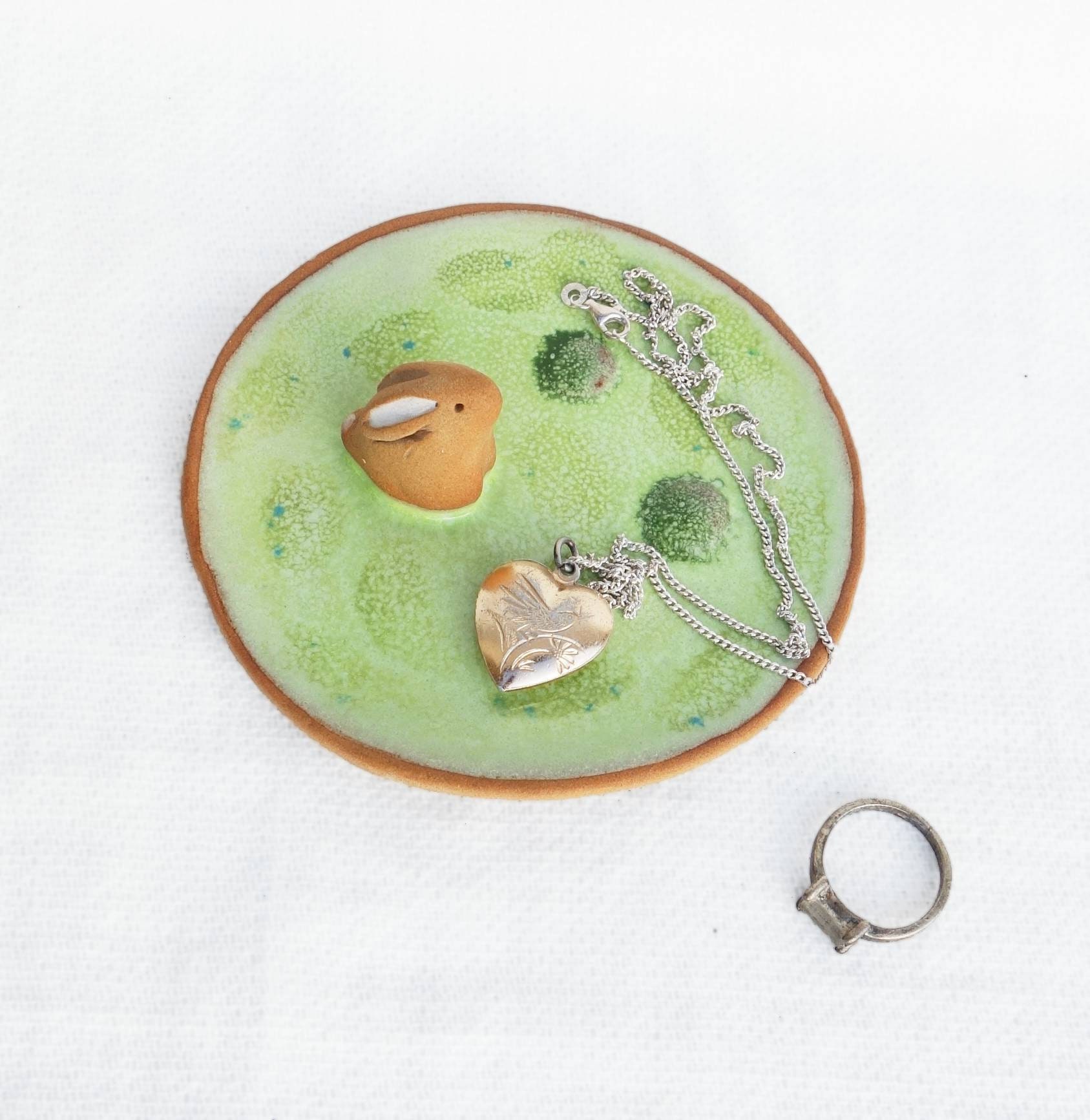 Plateau à Bijoux En Céramique Blanc - Forme Nuage - Environ 20 X 14 X 1,5 Cm - Pour Coiffeuse, Salle De Bain, Bureau