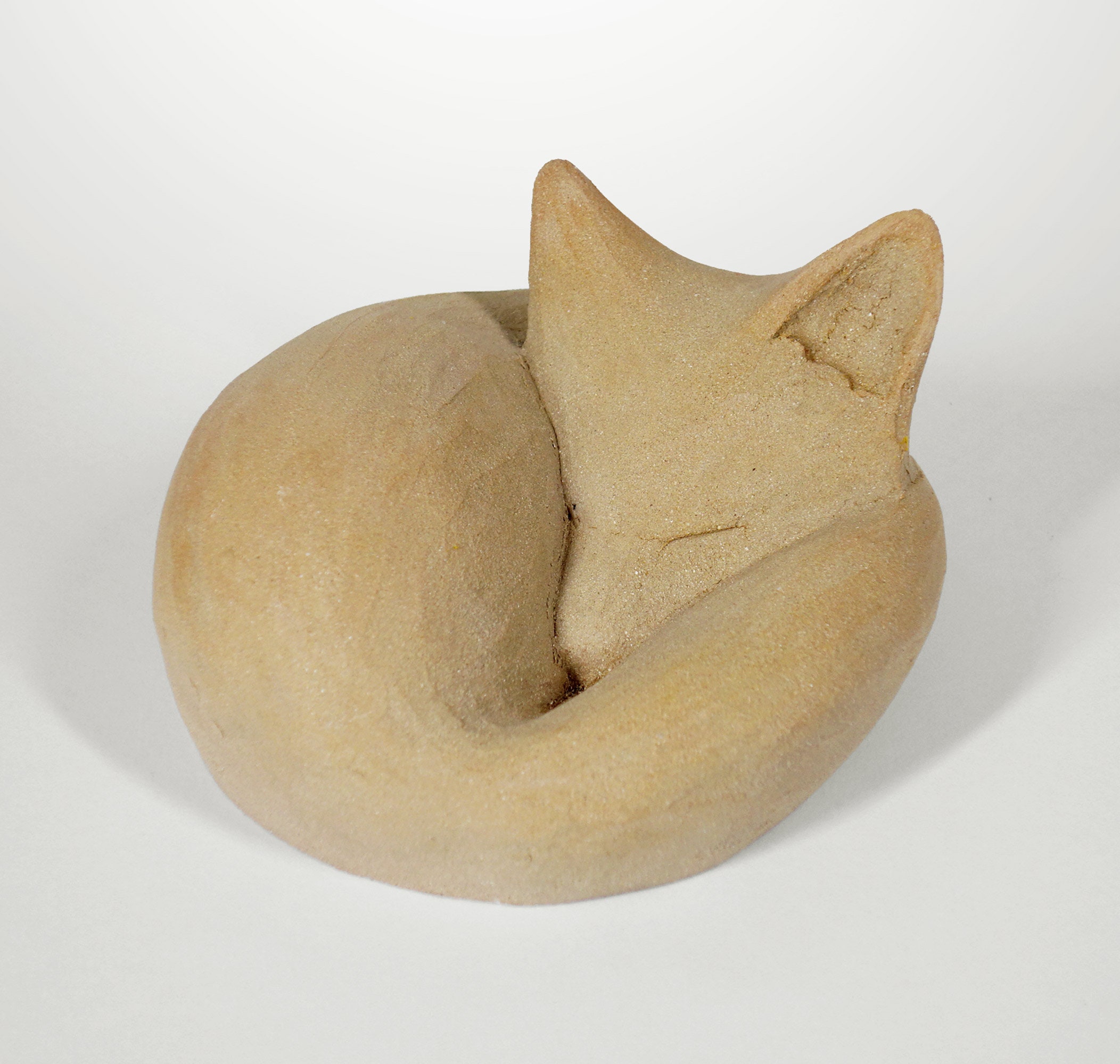 statuette Renard Endormi