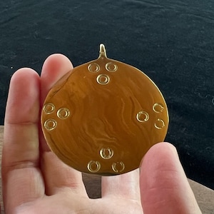 Melong | Tibetan Mirror | 2.5 inches | Brass | Nepal