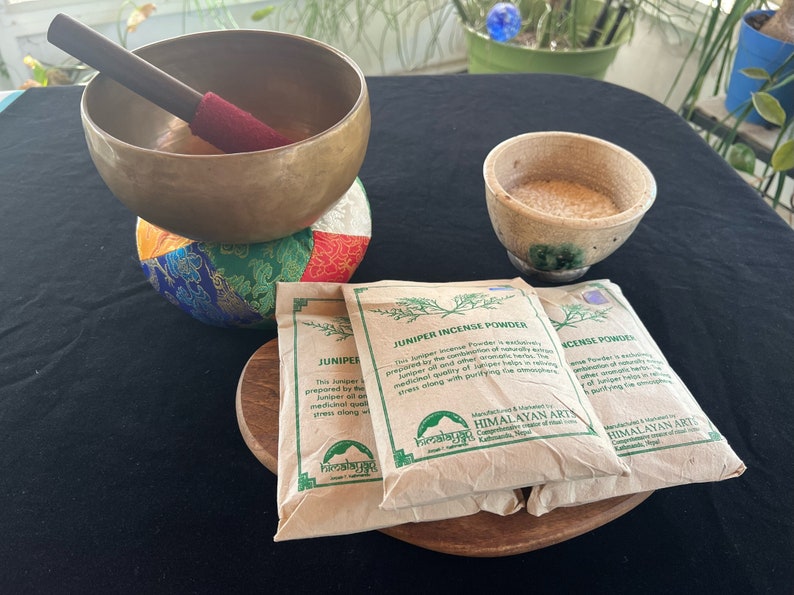 Juniper Incense Powder Nepalese Incense Powder 130 Grams Etsy