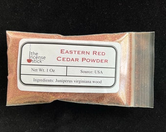 Eastern Red Cedar Powder| 28 grams | Juniper Wood