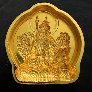Guru Rinpoche Tsa Tsa Mold | Metal Alloy | Approx 3 1/2 Inches | Guru Padmasambhava