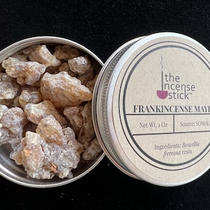 Frankincense Maydi Boswellia frereana Resin | 1 ounce | Natural Tree Resin | 100% Natural Frankincense | Somalia
