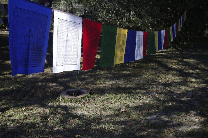 Chenrezig Compassion Tibetan Prayer Flags Set