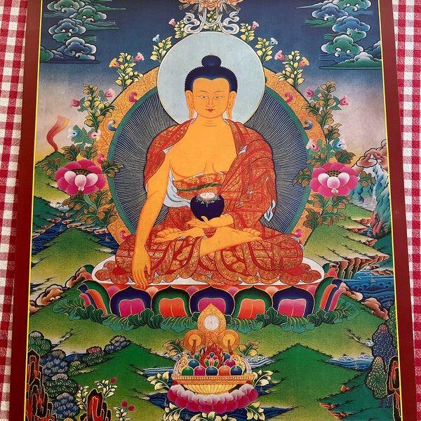 Buddha Shakyamuni Poster | 17in x 25in | Nepal