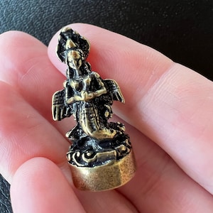 Tiny Naga Kanya Statue | Handmade | 1.25 inches by .50 inches | Guardian Goddess of the Three Realms