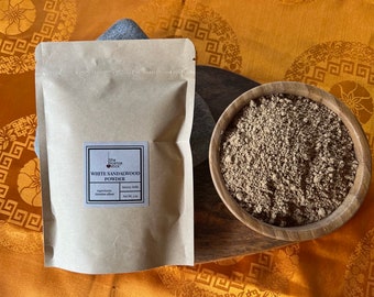 White Sandalwood Powder| 3 oz | India | Santalum album | Chandan