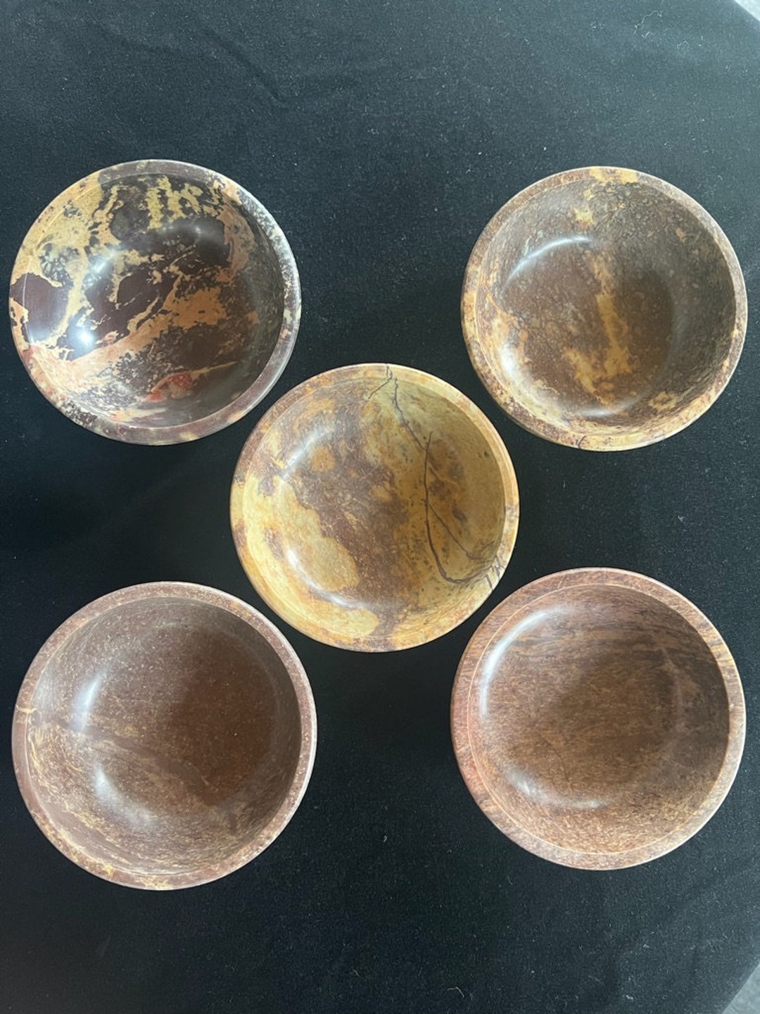 Soapstone Incense Bowl | Assorted Colors | Incense Burner | Approx. 5 ...