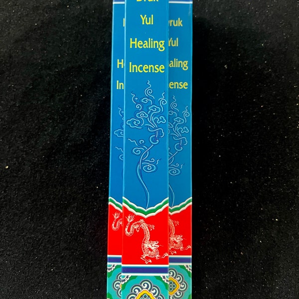 Druk Yul Healing Incense  | Tibetan Incense | 24 sticks | 8 inch sticks